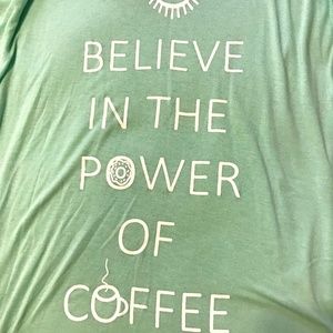 Light Blue Sleep Gown with Long Sleeves